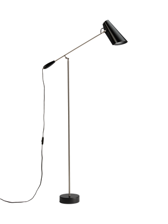 Birdy floor lamp black steel