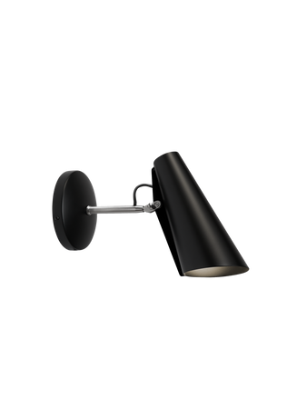 Birdy wall short arm black steel