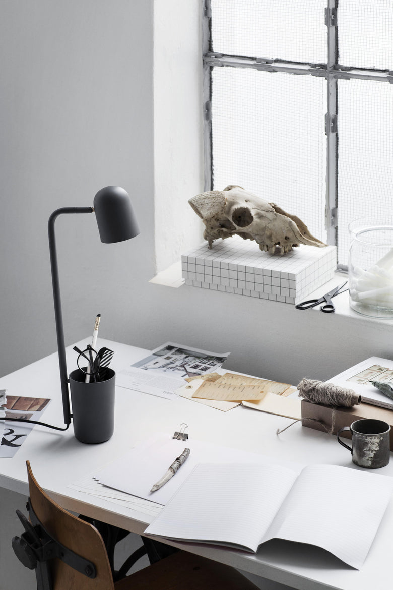 Buddy Dark Grey on desk portrait Photo Chris Tonnesen