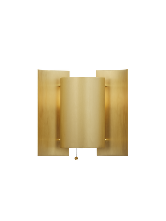 Butterfly wall brass