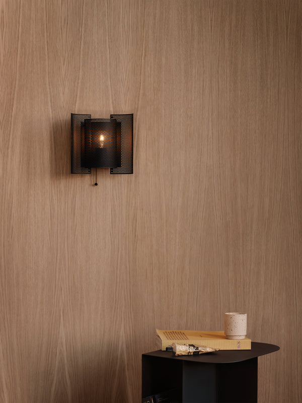 Butterfly wall lamp perforated black Ph Einar Aslaksen