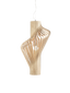Diva pendant light oak