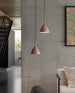 Dokka pendant lamps warm beige Close Ph Einar Aslaksen