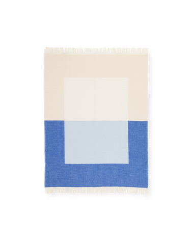 Echo throw blanket blue flat1