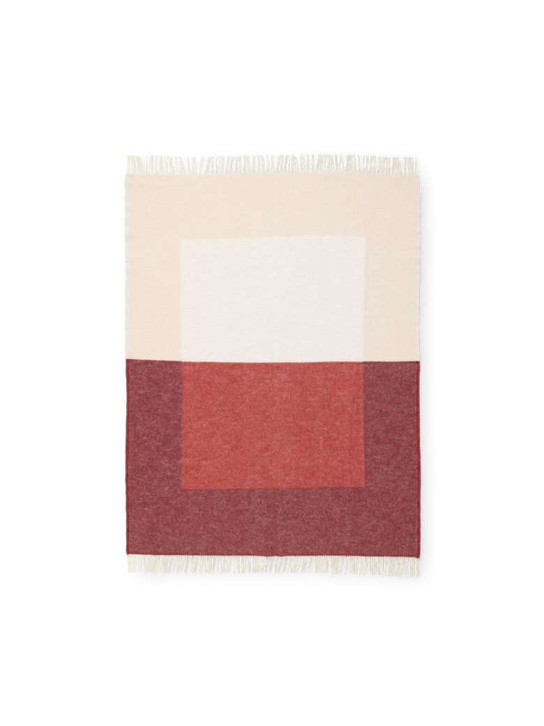 Echo throw blanket red flat1