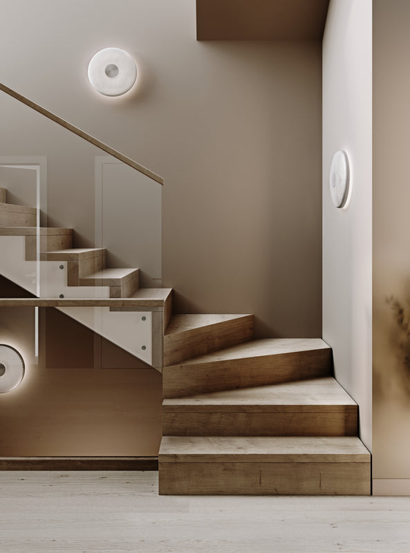 Glint alu wall lamp stairs