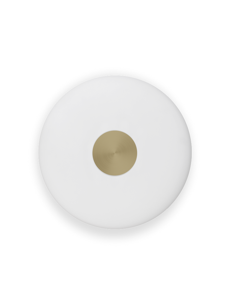 Glint glass opal wall lamp