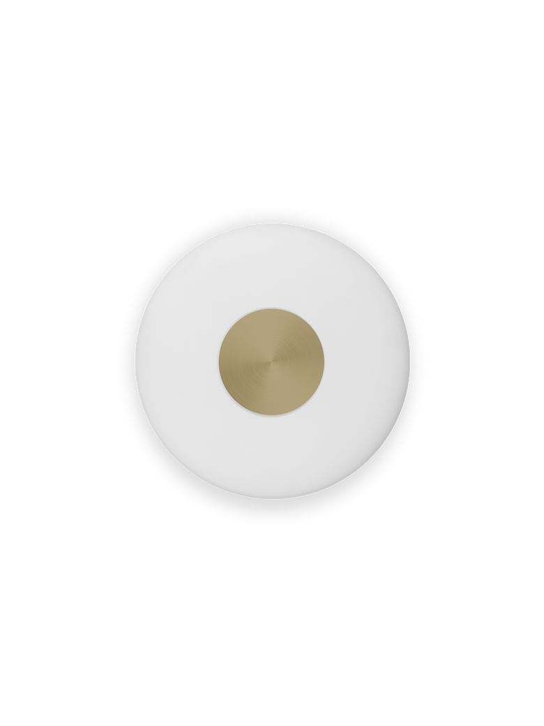 Glint glass opal wall lamp