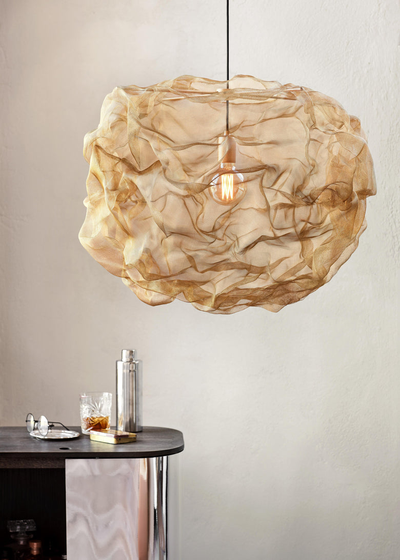 Heat brass pendant lamp