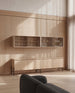 Hifive tambour and glass cabinet set 200