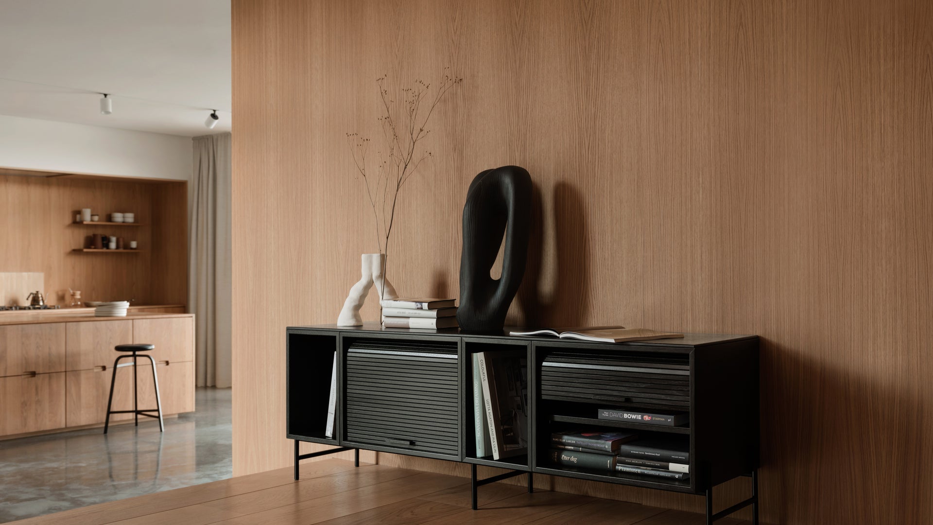 Hifive cabinet 150 black livingroom Photo Einar Aslaksen