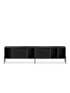 Hifive cabinet 200 low legs black oak