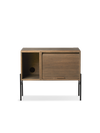 Hifive cabinet 75 smoked oak floor