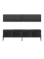 Hifive tambour and glass cabinet set 200