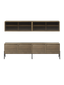 Hifive tambour and glass cabinet set 200