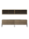 Hifive tambour and glass cabinet set 200