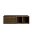 Hifive slim 100 smoked oak wall