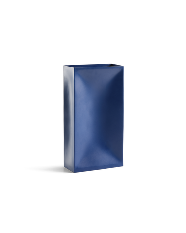 Into vase dark blue