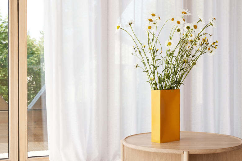 Into vase