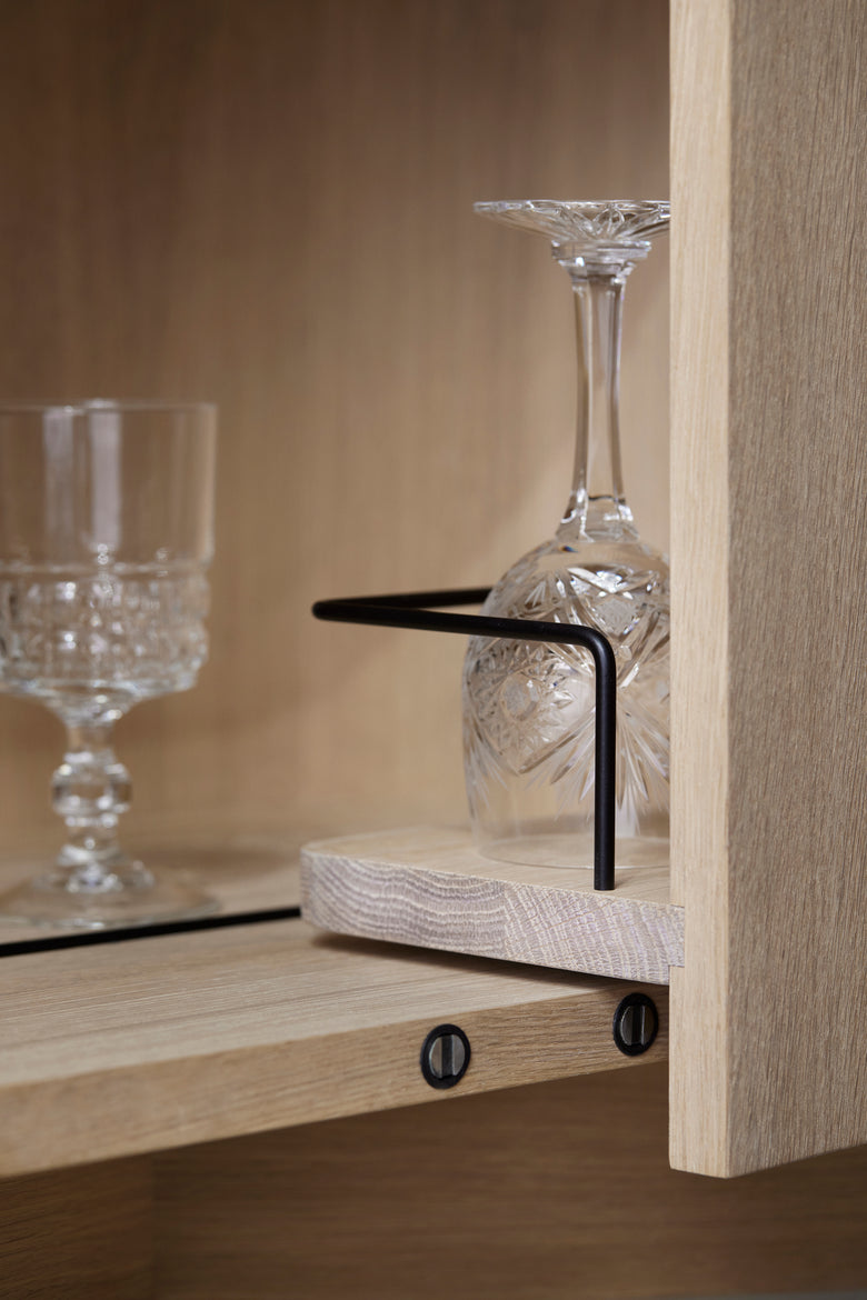 Loud bar cabinet