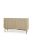 Loud sideboard cabinet light oak