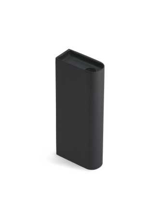 Monolith candle holder tall black