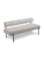Daybe dining sofa Brusvik02 black legs