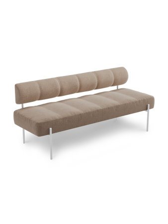 Daybe dining sofa Brusvik65 white legs