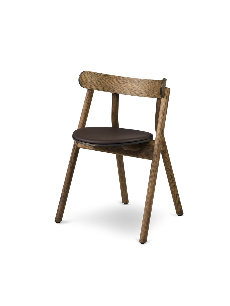 Oaki dining smoked oak leather seat ddc5b6b7 0d82 4b96 977e 4181fd94711c