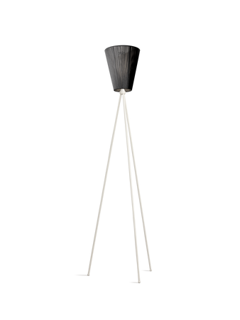 Northern Oslo Wood floor lamp white black