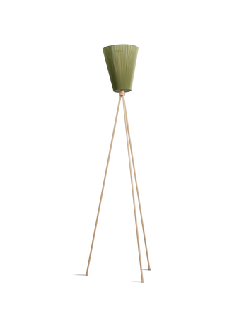 Northern Oslo wood lamp beige olive green