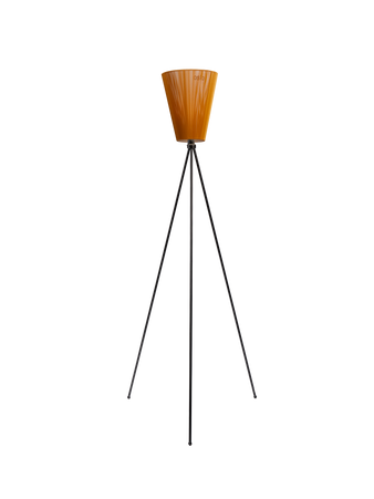 Northern Oslo wood lamp black caramel