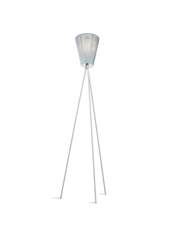 Northern Oslo wood lamp light grey light blue