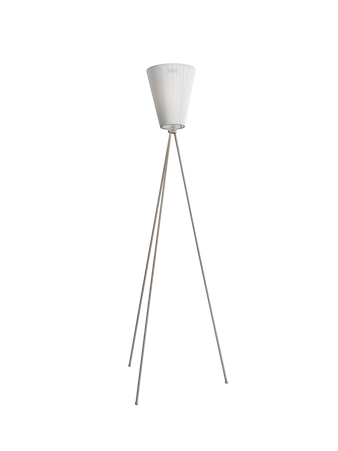 Northern Oslo wood lamp steel white