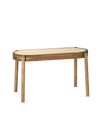 Pal bench smoked oak mesh seat