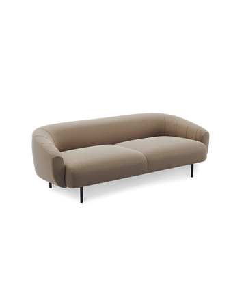 Plis 3seater sofa Brusvik65 black legs