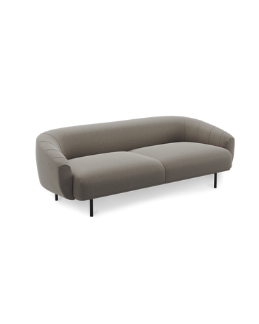 Plis 3seater sofa Brusvik66 black legs f107d051 0873 4e50 8859 22563bfcaddc