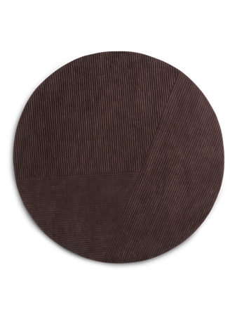 Row rug circular dark brown 1ea63e9a 3458 415a 88d5 90626e46018c