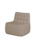 Yam lounge chair Brusvik65 Light brown
