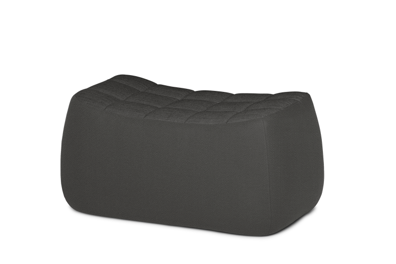 Yam medium pouf Brusvik08 Dark grey