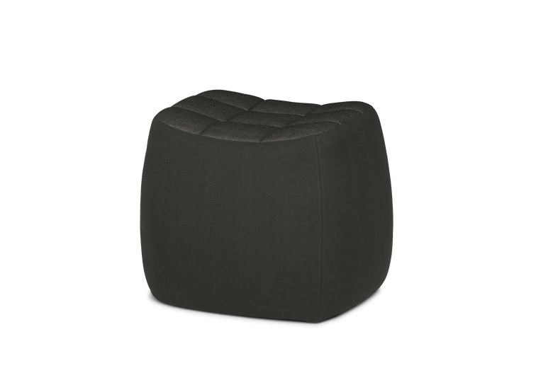 Yam small pouf Brusvik08 Dark grey