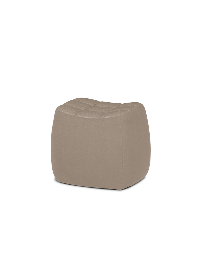 Yam small pouf Brusvik65 Light brown
