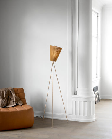 Oslo Wood lamp beige caramel Yam Northern Photo P O Solvberg