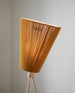 Oslo Wood lamp caramel shade Detail Northern Photo P O Solvberg