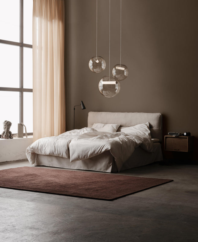 Reveal pendant lamps bedroom Photo Einar Aslaksen