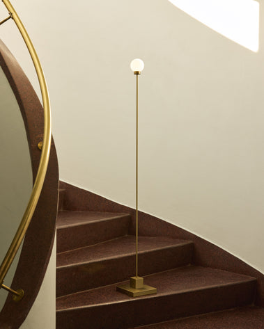 Snowball portable floor lamp