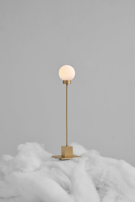 Snowball table brass cloud photo Chris Tonnesen