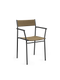 Vev dining chair w/armrests